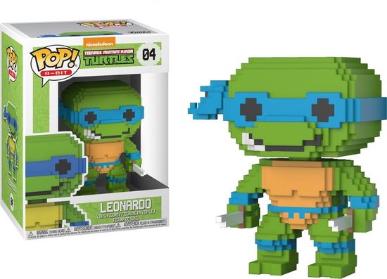 funko pop 8 bit teenage mutant ninja turtles leonardo 04